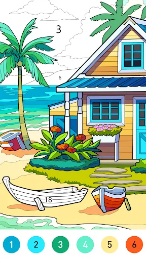 Gameplay screenshot 4 from Dream Home Coloring book - Board game